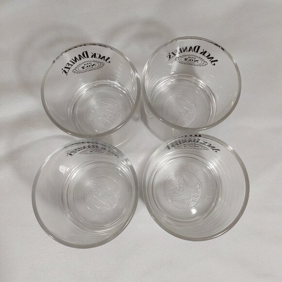 Like New Set of 4 Weighted Official Jack Daniel's Whiskey Rocks Lowball Glass - Picture 5 of 8